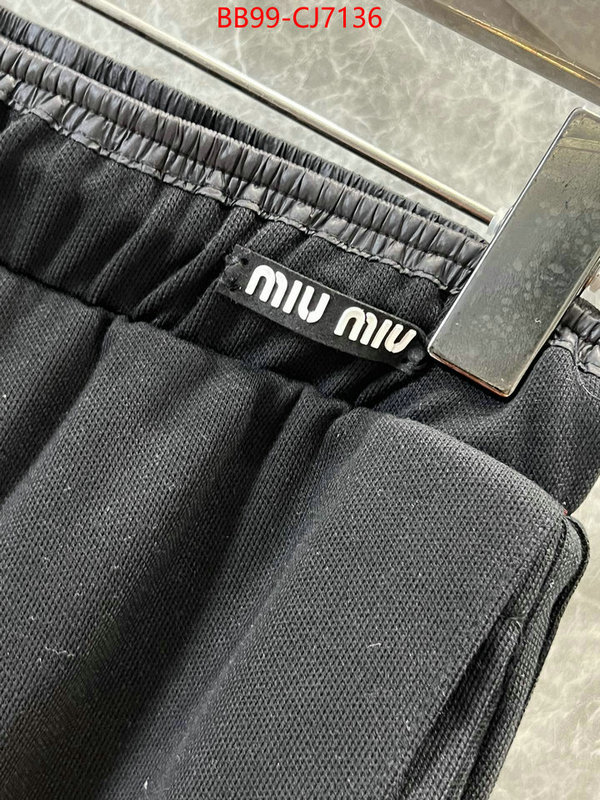 Clothing-MIU MIU perfect quality designer replica ID: CJ7136 $: 99USD