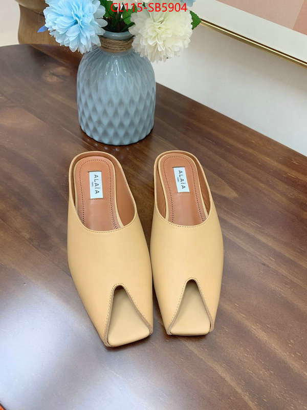 Women Shoes-ALAIA top designer replica ID: SB5904 $: 115USD