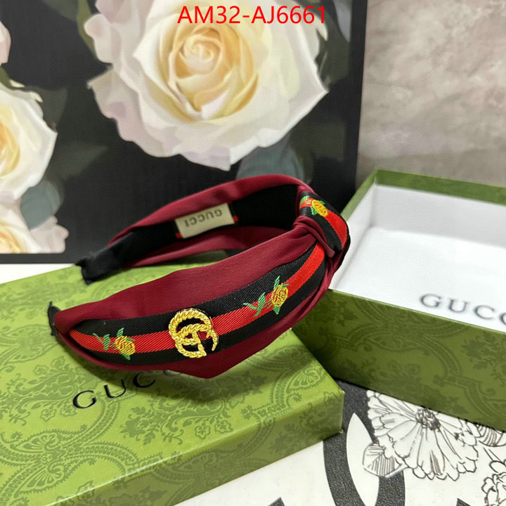 Hair band-Gucci shop cheap high quality 1:1 replica ID: AJ6661 $: 32USD