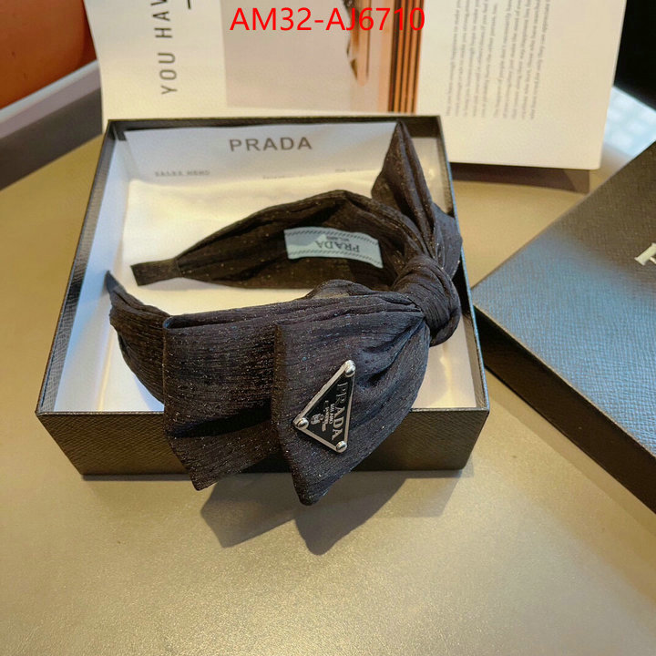 Hair band-Prada best designer replica ID: AJ6710 $: 32USD