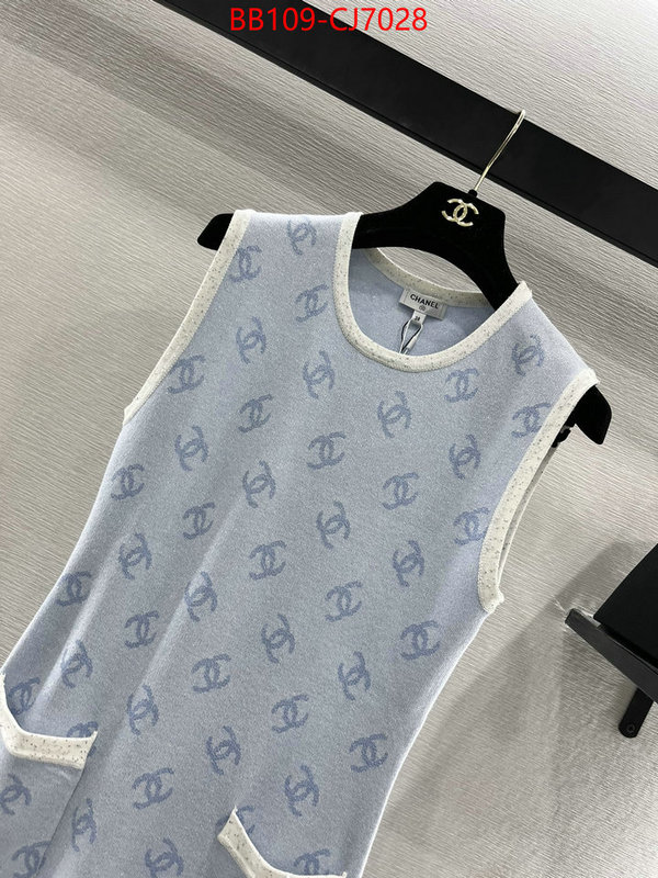 Clothing-Chanel where should i buy to receive ID: CJ7028 $: 109USD