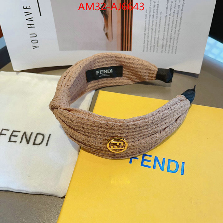 Hair band-Fendi best website for replica ID: AJ6643 $: 32USD