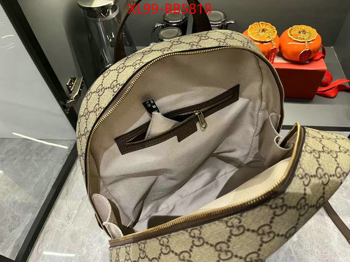 Gucci Bags(4A)-Backpack- where could you find a great quality designer ID: BB5818 $: 99USD,