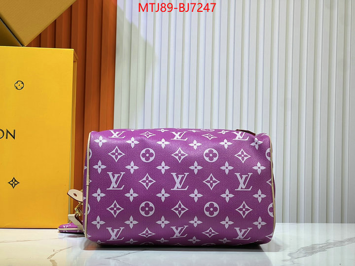 LV Bags(4A)-Speedy- aaaaa replica ID: BJ7247 $: 89USD,