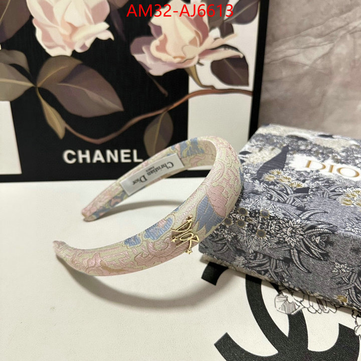 Hair band-Dior luxury fashion replica designers ID: AJ6613 $: 32USD