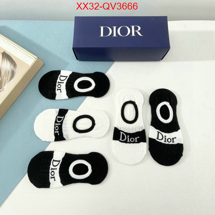 Sock-Dior 1:1 clone ID: QV3666 $: 32USD