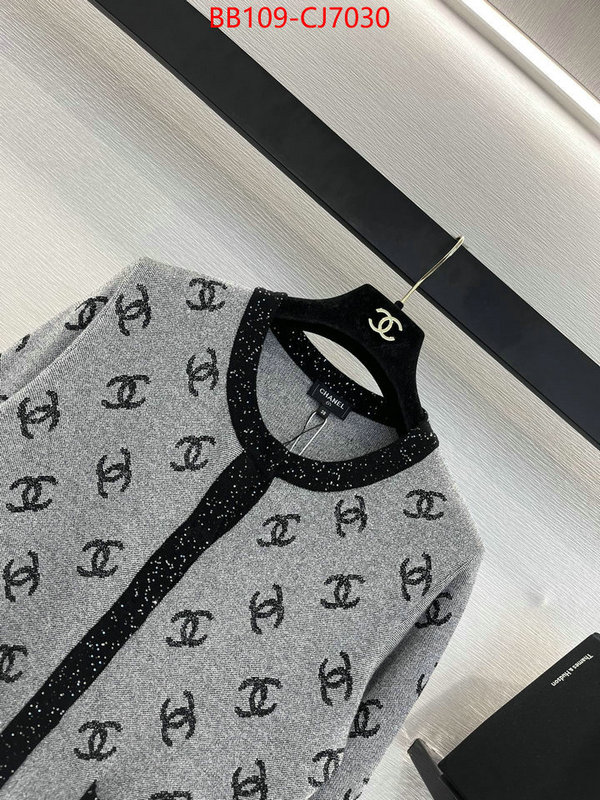 Clothing-Chanel where can i buy ID: CJ7030 $: 109USD