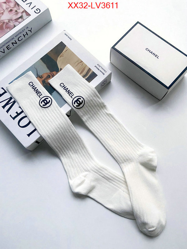 Sock-Chanel for sale cheap now ID: LV3611 $: 32USD