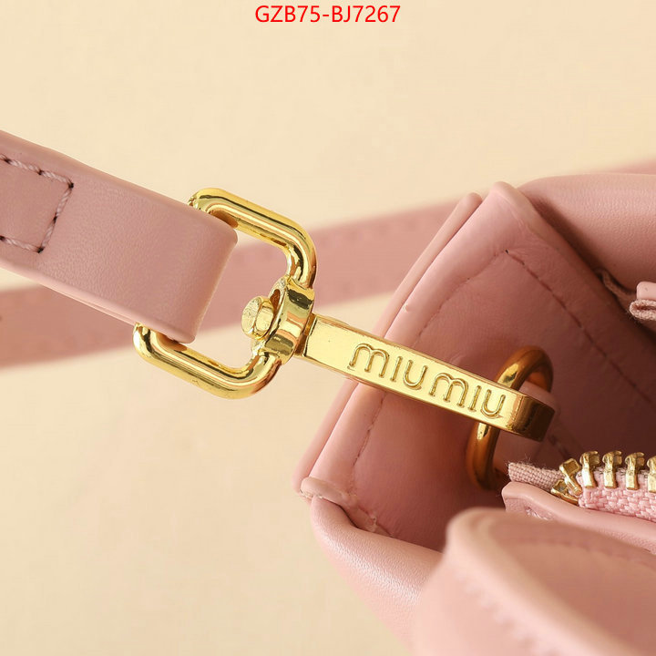 Miu Miu Bags(4A)-Handbag- perfect ID: BJ7267 $: 75USD,