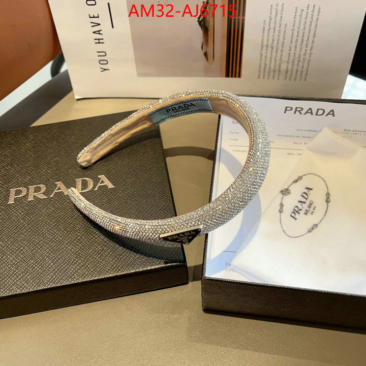 Hair band-Prada mirror copy luxury ID: AJ6715 $: 32USD