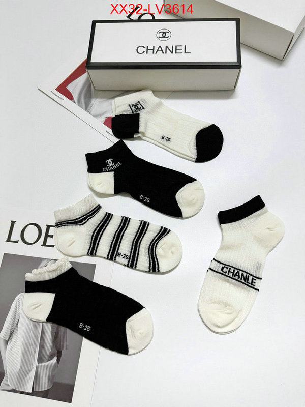 Sock-Chanel buy cheap ID: LV3614 $: 32USD