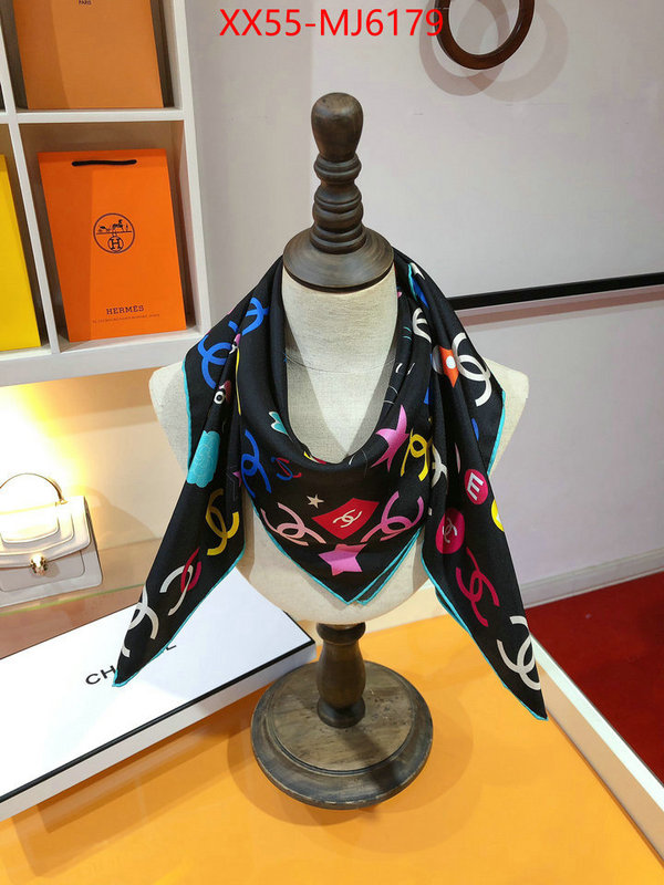 Scarf-Chanel we provide top cheap aaaaa ID: MJ6179 $: 55USD