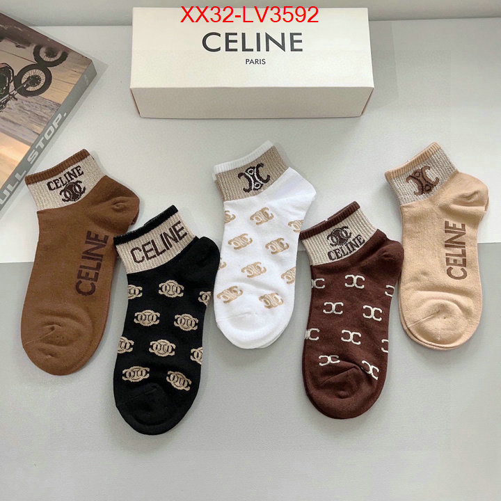 Sock-CELINE the most popular ID: LV3592 $: 32USD