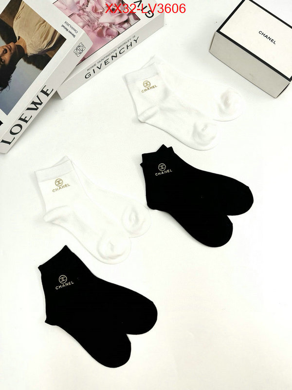 Sock-Chanel buy cheap ID: LV3606 $: 32USD