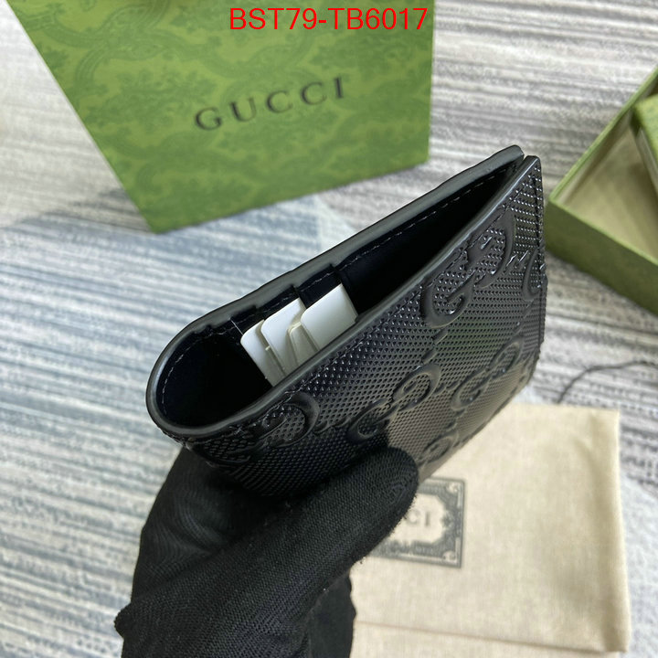 Gucci Bags(TOP)-Wallet- designer fashion replica ID: TB6017 $: 79USD,