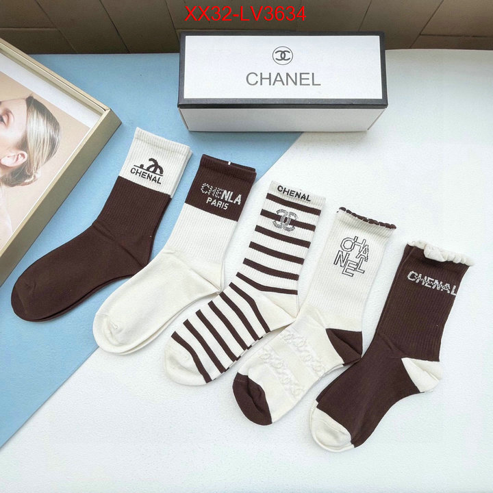 Sock-Chanel buy replica ID: LV3634 $: 32USD