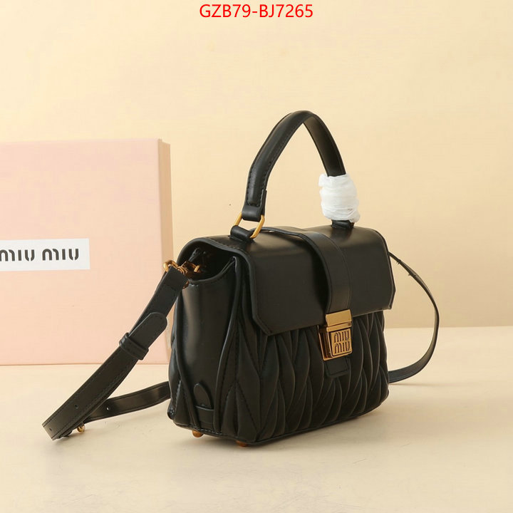 Miu Miu Bags(4A)-Handbag- buy the best high quality replica ID: BJ7265 $: 79USD,