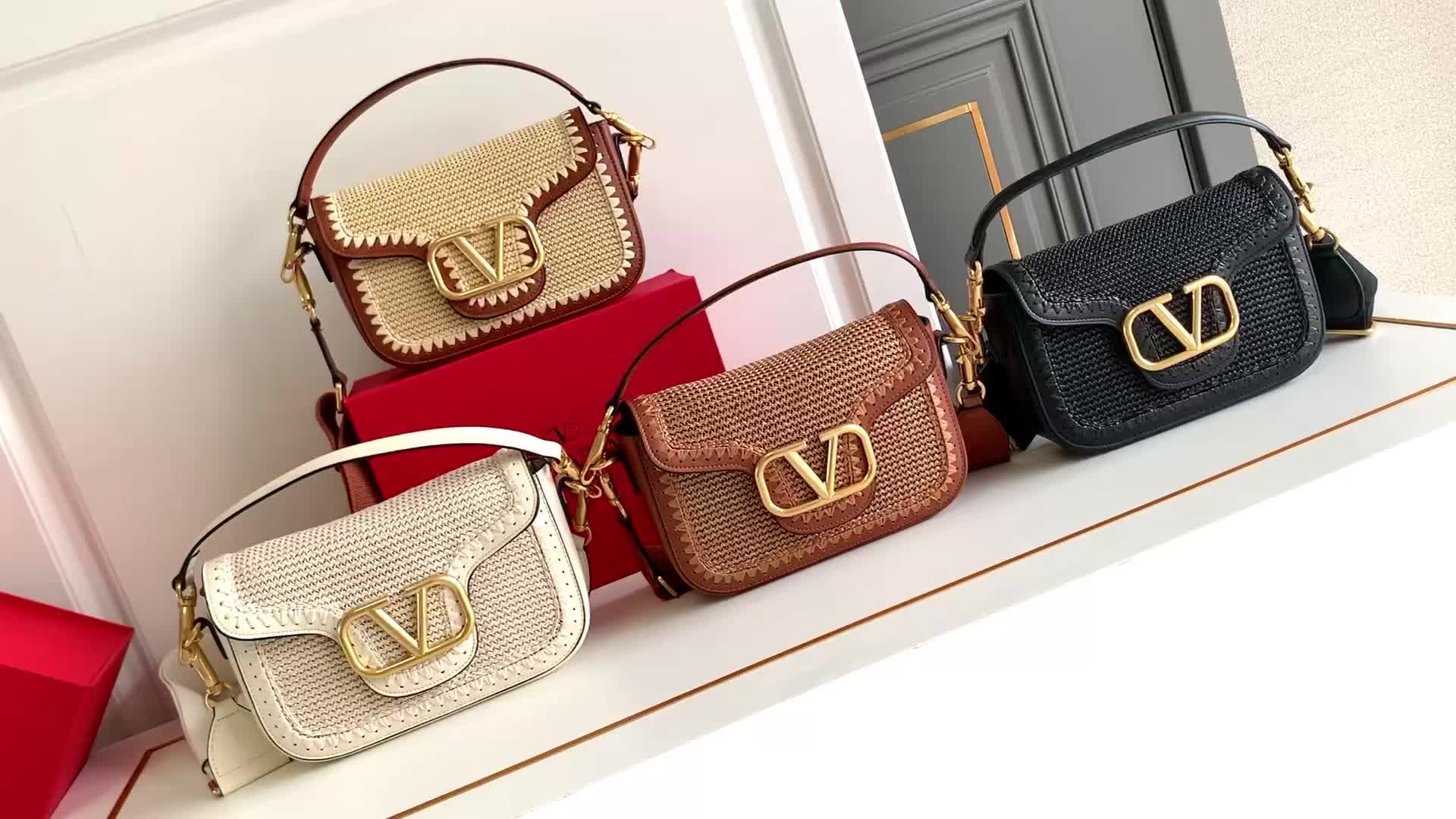 Valentino Bags(4A)-LOC-V Logo fake ID: BJ7289 $: 109USD,