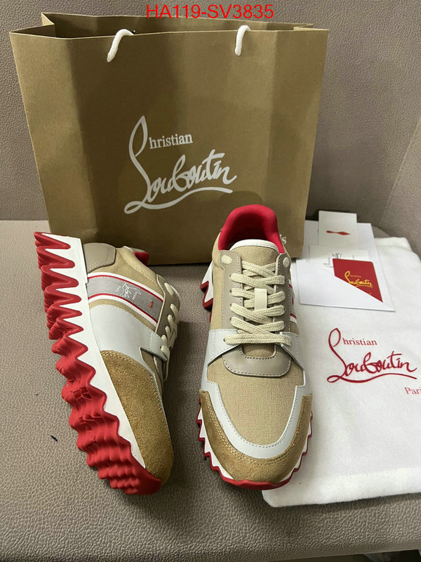 Men Shoes-Christian Louboutin 2024 perfect replica designer ID: SV3835 $: 119USD