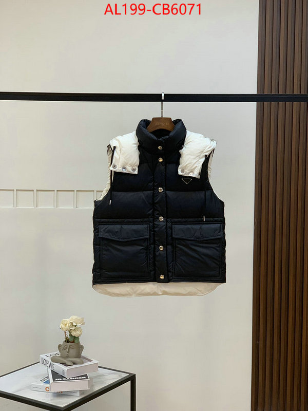 Down jacket Women-Prada what 1:1 replica ID: CB6071 $: 199USD