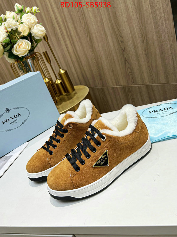 Women Shoes-Prada 2024 replica wholesale cheap sales online ID: SB5938 $: 105USD