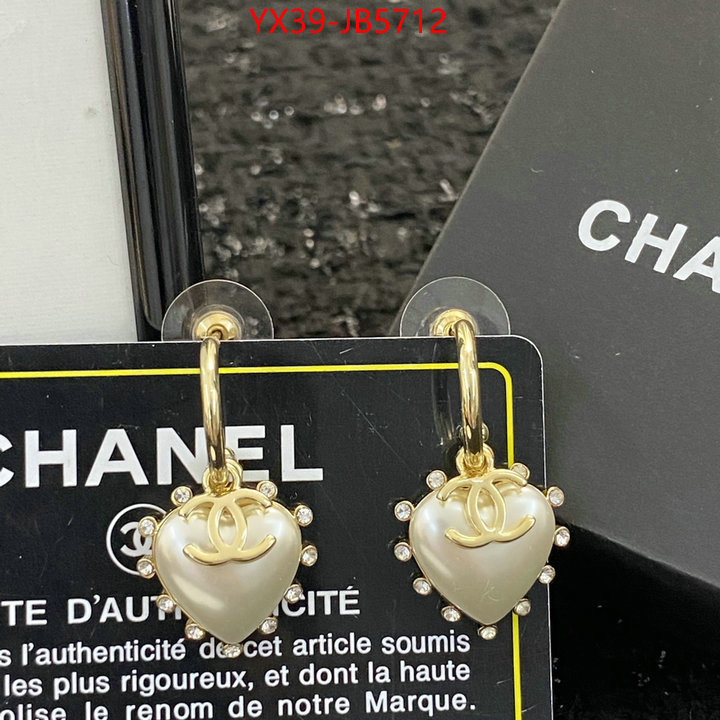 Jewelry-Chanel what is a counter quality ID: JB5712 $: 39USD