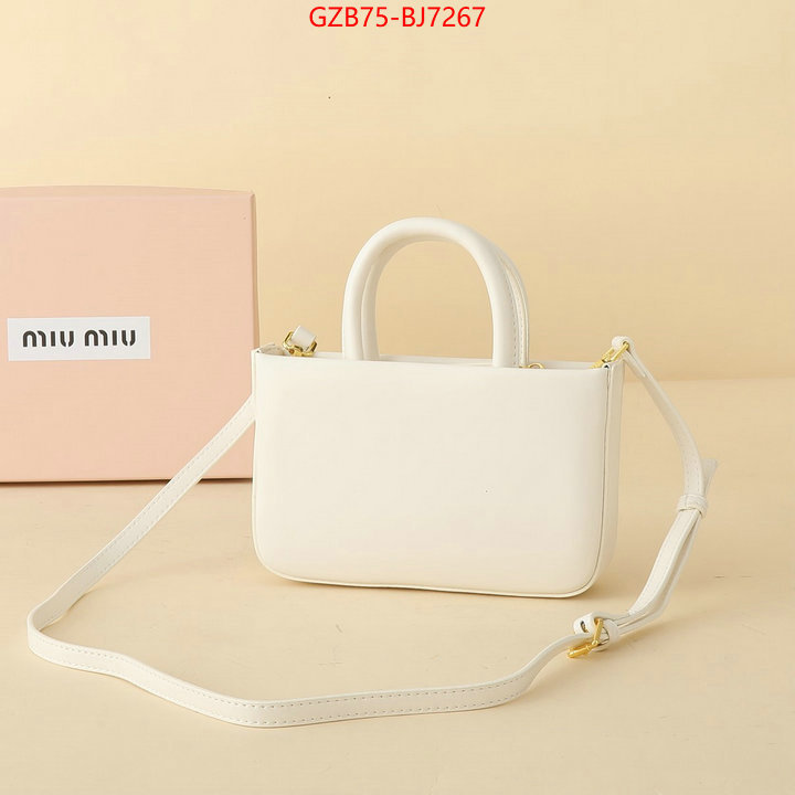 Miu Miu Bags(4A)-Handbag- perfect ID: BJ7267 $: 75USD,