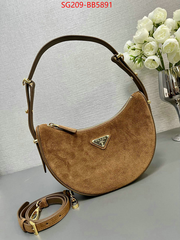 Prada Bags(TOP)-Crossbody- the online shopping ID: BB5891 $: 209USD,