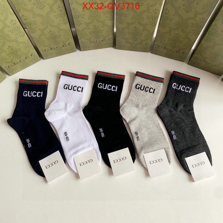 Sock-Gucci buy first copy replica ID: QV3716 $: 32USD