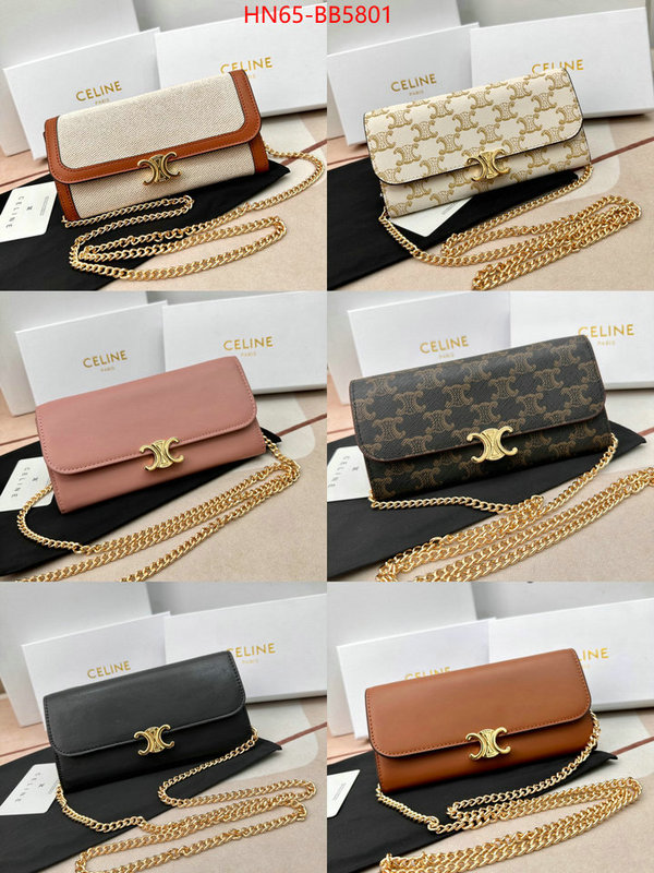 CELINE Bags(4A)-Triomphe Series perfect replica ID: BB5801 $: 65USD,