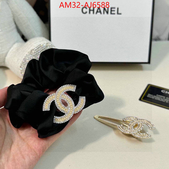 Hair band-Chanel how quality ID: AJ6588 $: 32USD