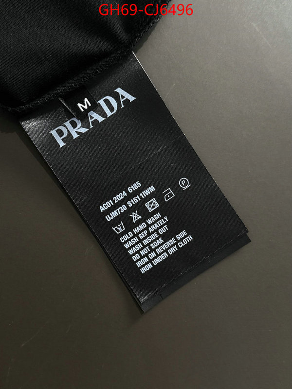 Clothing-Prada perfect quality ID: CJ6496 $: 69USD