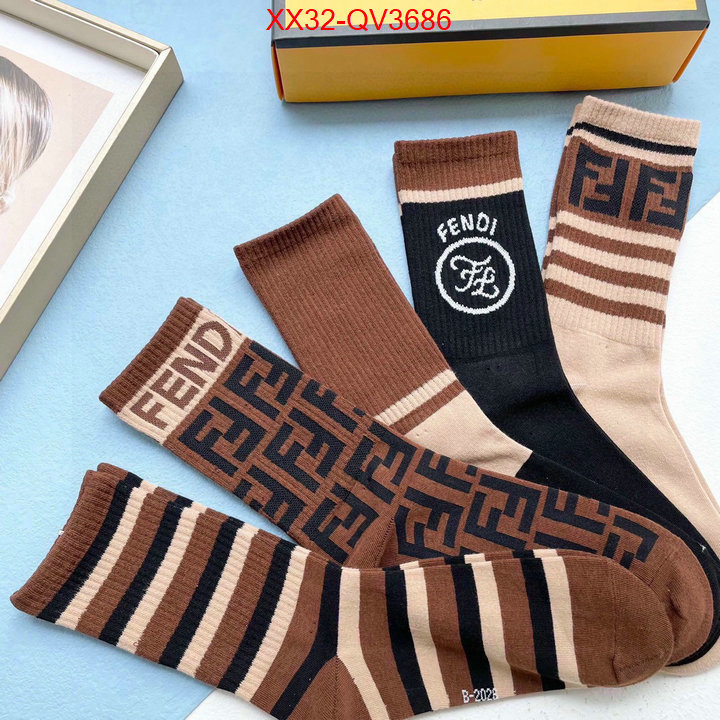 Sock-Fendi is it ok to buy replica ID: QV3686 $: 32USD