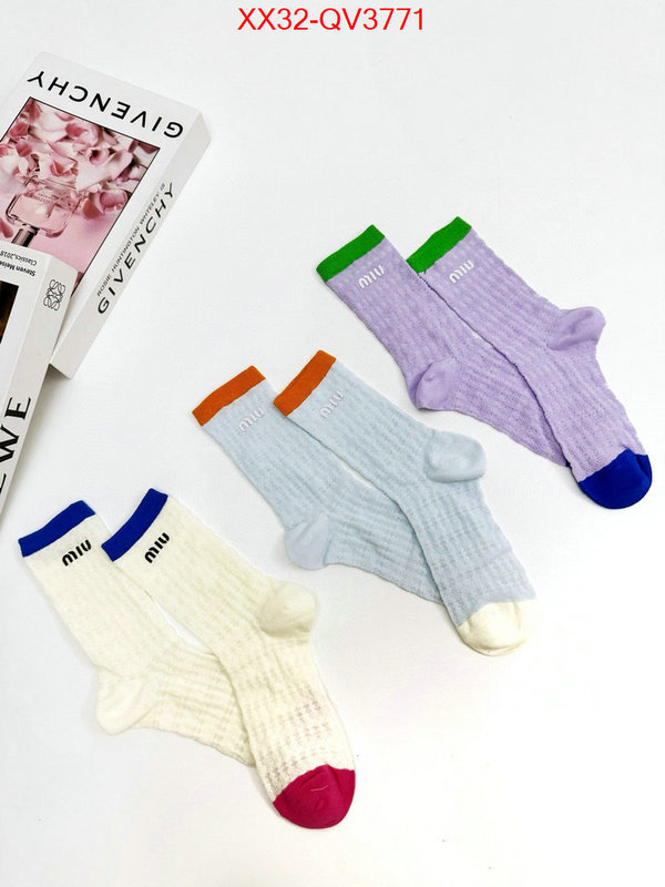 Sock-Miu Miu what is a counter quality ID: QV3771 $: 32USD