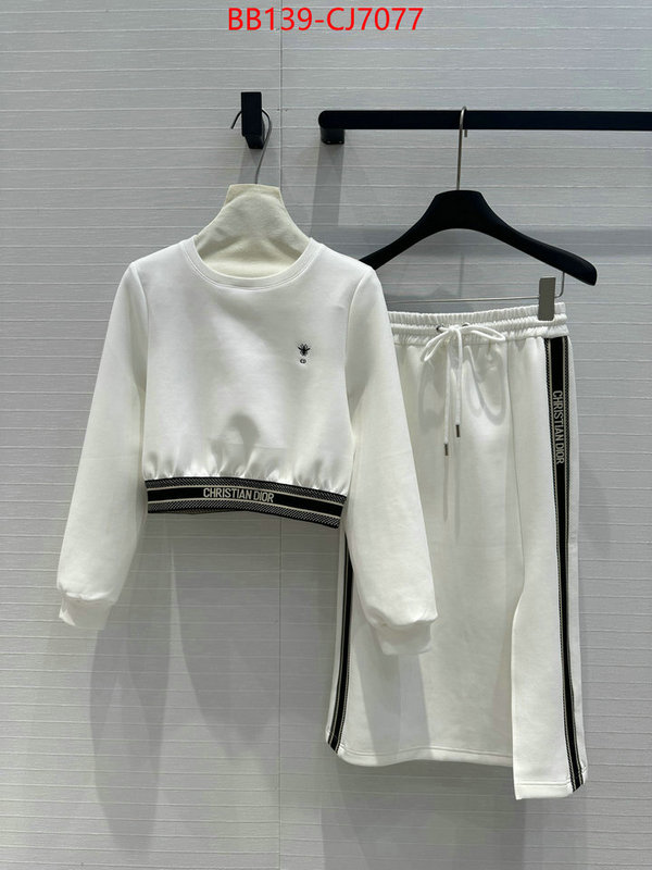 Clothing-Dior high quality perfect ID: CJ7077 $: 139USD