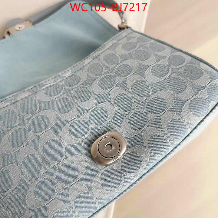 Coach Bags(4A)-Crossbody- high quality customize ID: BJ7217 $: 105USD,