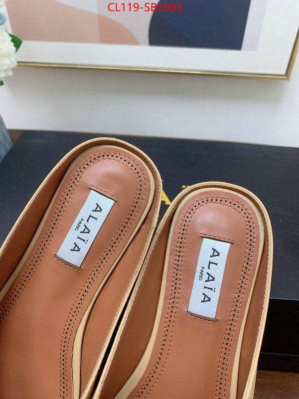 Women Shoes-ALAIA knockoff highest quality ID: SB5903 $: 119USD