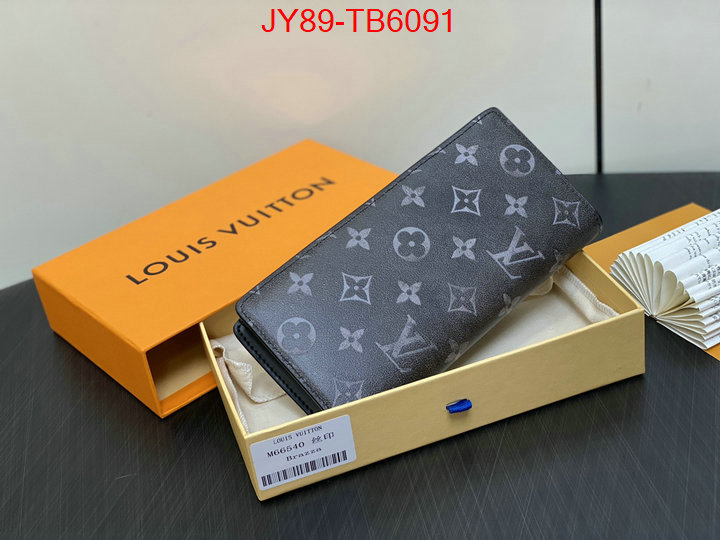 LV Bags(TOP)-Wallet what best replica sellers ID: TB6091 $: 89USD,