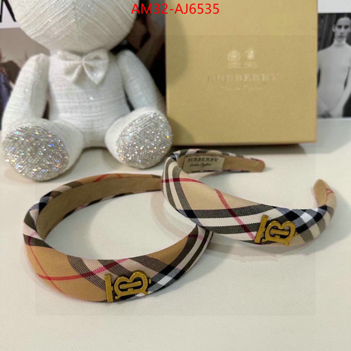 Hair band-Burberry where can i find ID: AJ6535 $: 32USD