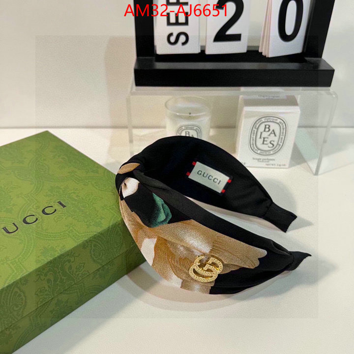 Hair band-Gucci designer replica ID: AJ6651 $: 32USD