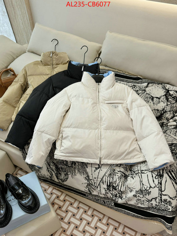 Down jacket Women-Prada replica best ID: CB6077 $: 235USD