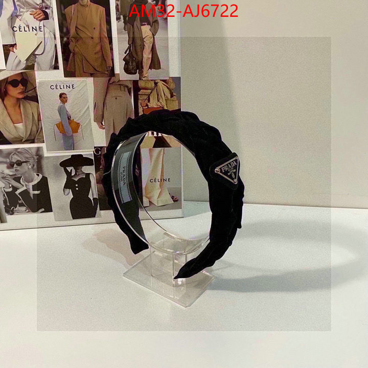 Hair band-Prada replcia cheap ID: AJ6722 $: 32USD