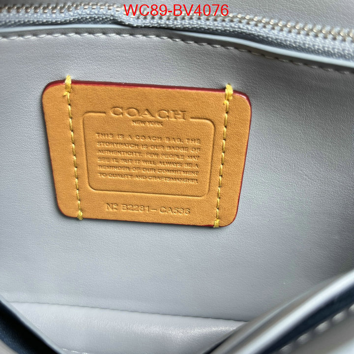 Coach Bags(4A)-Crossbody- buy 1:1 ID: BV4076 $: 89USD,