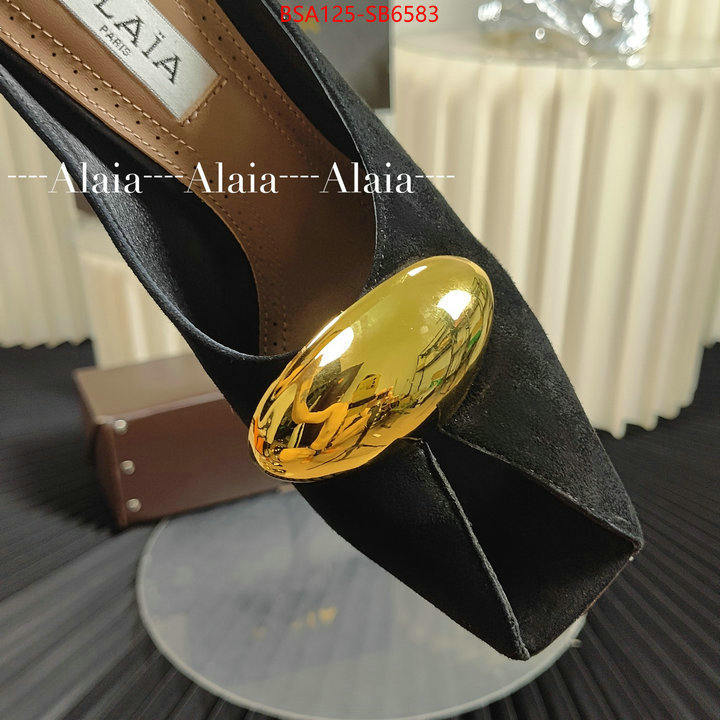 Women Shoes-ALAIA luxury 7 star replica ID: SB6583 $: 125USD