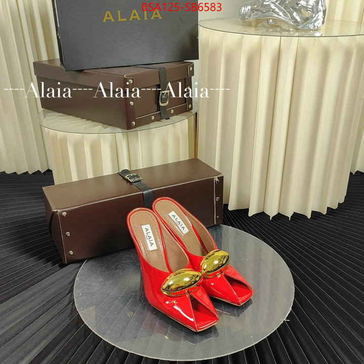 Women Shoes-ALAIA luxury 7 star replica ID: SB6583 $: 125USD