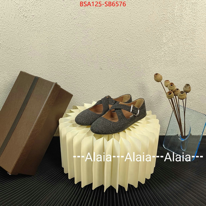 Women Shoes-ALAIA wholesale 2024 replica ID: SB6576 $: 125USD