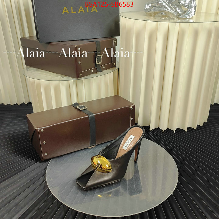 Women Shoes-ALAIA luxury 7 star replica ID: SB6583 $: 125USD