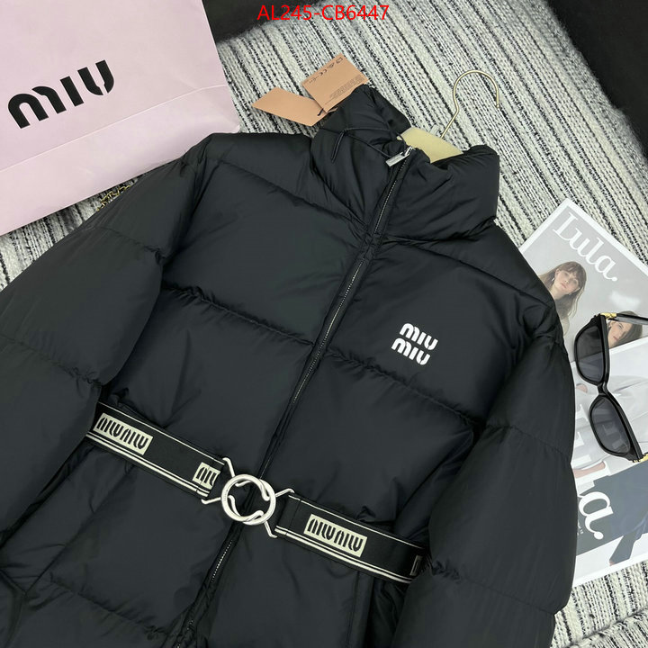 Down jacket Women-Miu Miu replica 2024 perfect luxury ID: CB6447 $: 245USD