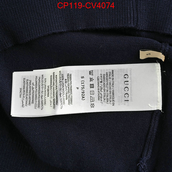 Clothing-Gucci first top ID: CV4074 $: 119USD