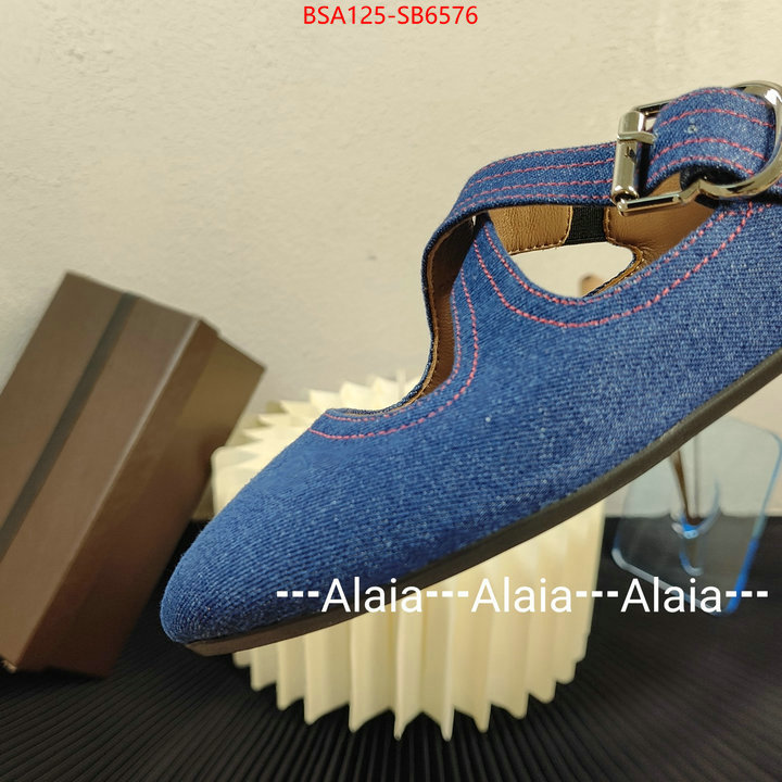 Women Shoes-ALAIA wholesale 2024 replica ID: SB6576 $: 125USD